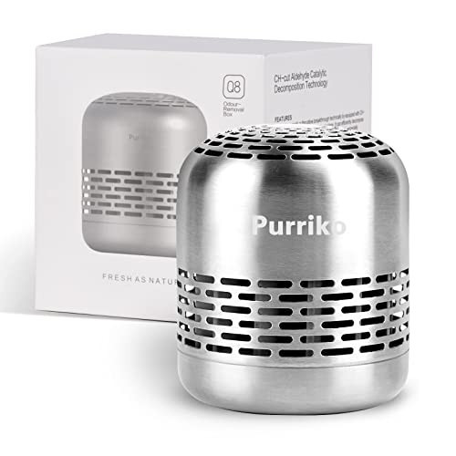 Purriko Refrigerator Deodorizer,Lasts up to 10 Years,Refrigerator Odor Eliminator,Fridge Deodorizer,More Effective Than Baking Soda Bamboo Air Purifying Bags | Amazon (US)