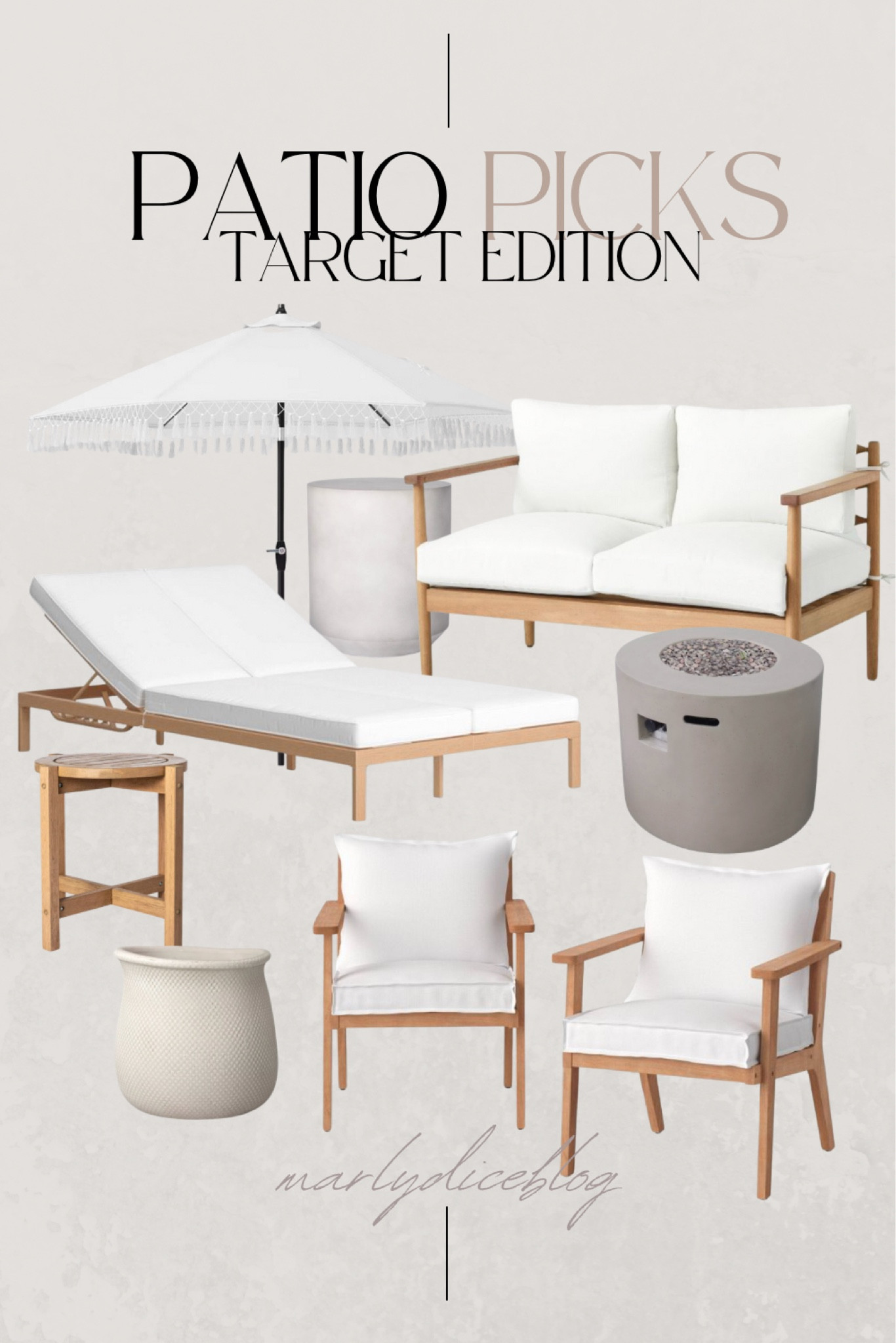Studio McGee with threshold patio furniture 

#LTKhome #LTKSeasonal