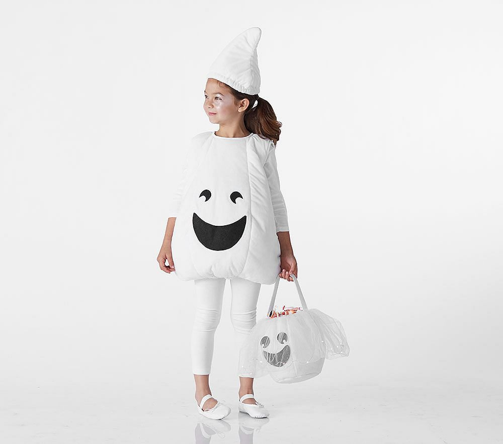 Glow-in-the-Dark Puffy Ghost Halloween Costume | Pottery Barn Kids