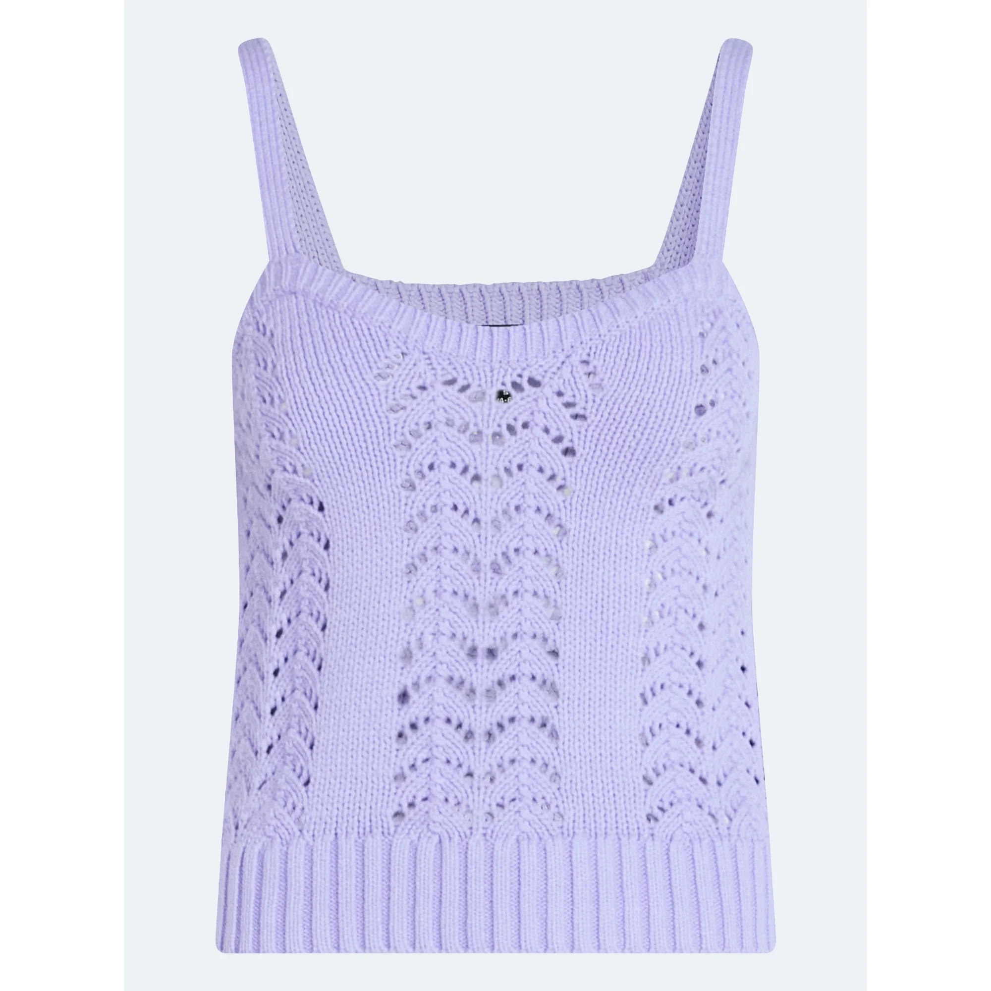 Scoop Women’s and Women's Plus Crochet Sweater Tank Top with Sweetheart Neck, Sizes XS-4X | Walmart (US)