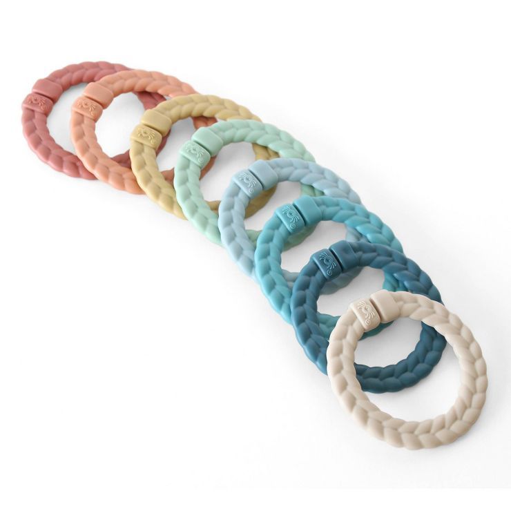 Itzy Ritzy Rings Linking Ring Set - Rainbow - 8ct | Target