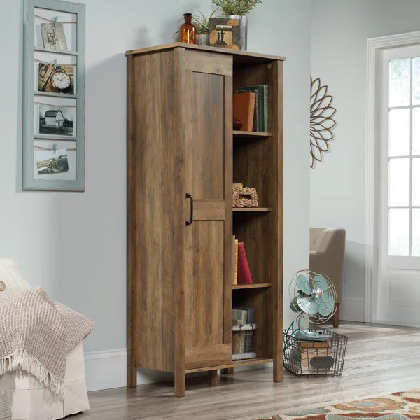Rosharon 27.087'' Wide 5 - Shelf Storage Cabinet | Wayfair North America