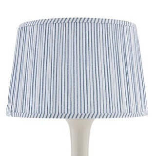 Ticking Stripe Pleated Lamp Shade, Cotton | Ballard Designs | Ballard Designs, Inc.