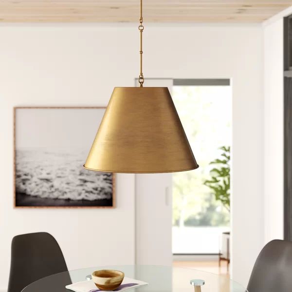 1-Light Single Cone Pendant | Wayfair North America