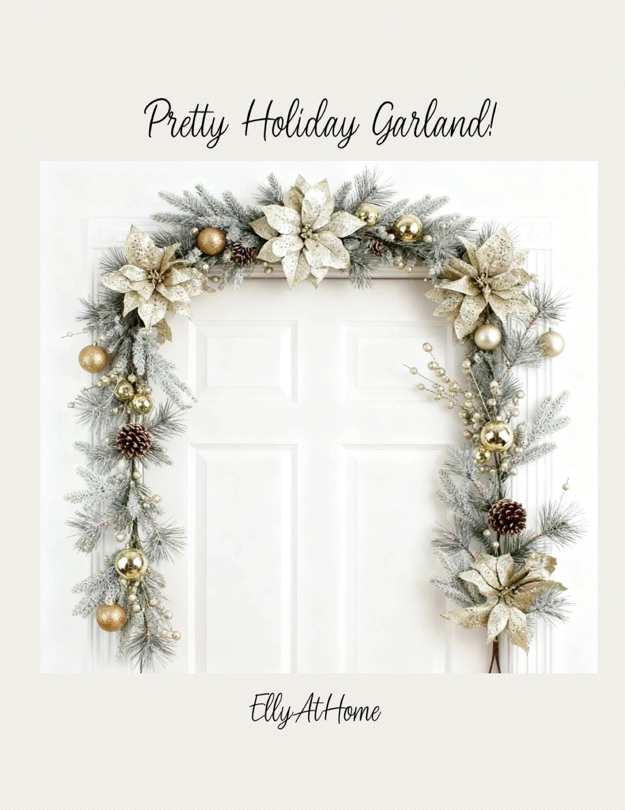 The prettiest versatile Christmas, holiday 6 foot garland with beautiful details from Walmart. Free shipping. Shop soon. 

#LTKStyleTip #LTKHoliday #LTKHome