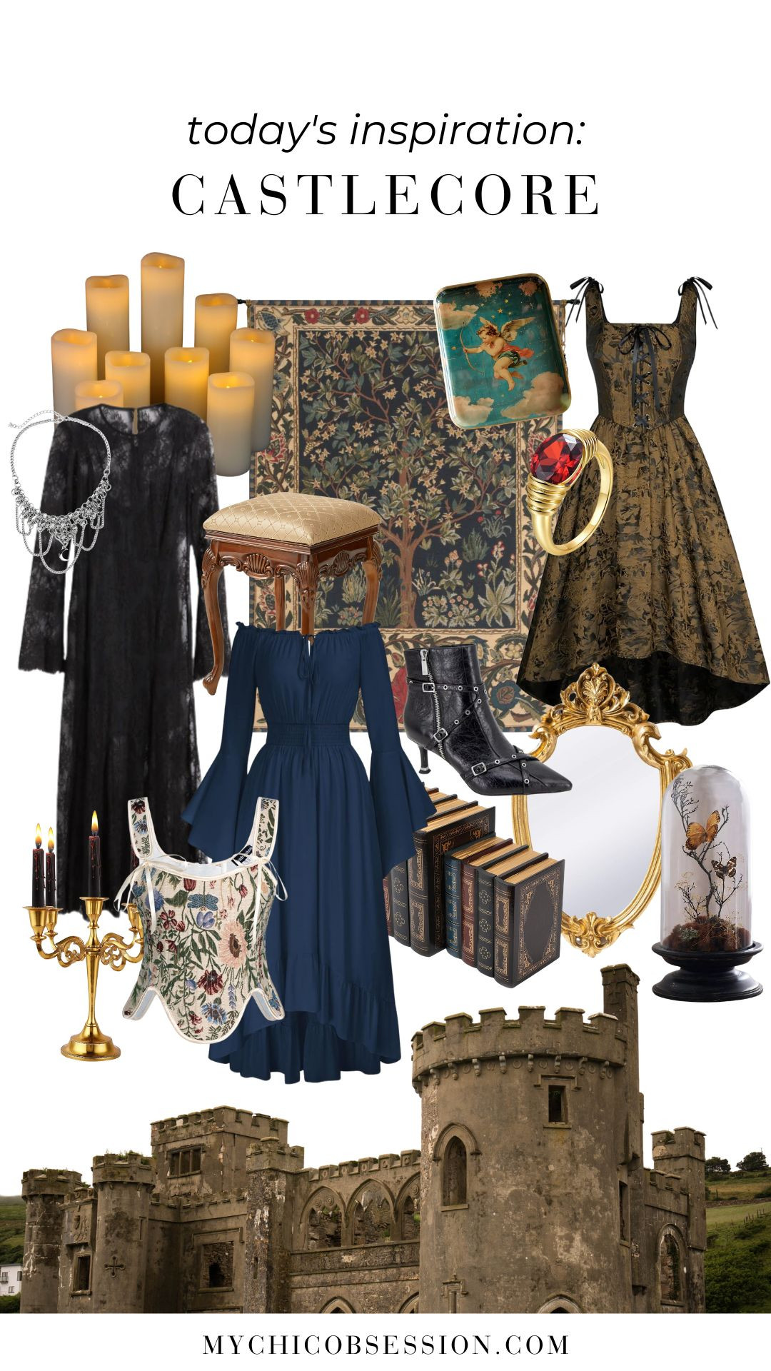 Castlecore is on Pinterest's 2025 Trend List, and if you're inspired by the moody, gothic vibes of a medieval castle, you're in the right place. 

 #LTKSeasonal #LTKHome
