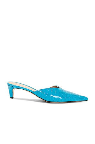 Bottega Veneta Punta Mule Pump in Blue | FWRD 