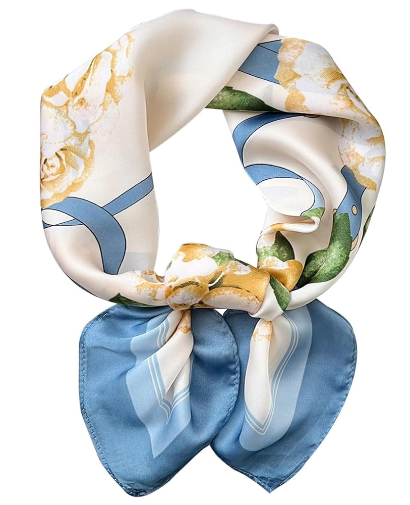 Satin Bandanas Head Scarf For Women Hair Scarves Accessories Lightweight Fashion Wrap Neck Silk S... | Amazon (US)