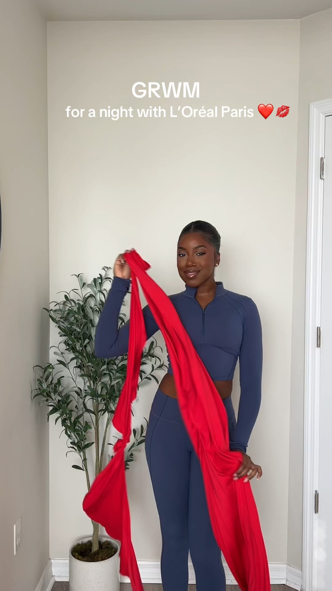 Here is a form fitting red halter backless ruched dress perfect for date night, girls night out, dinner date and so much more

#LTKPetite #LTKStyleTip #LTKParties