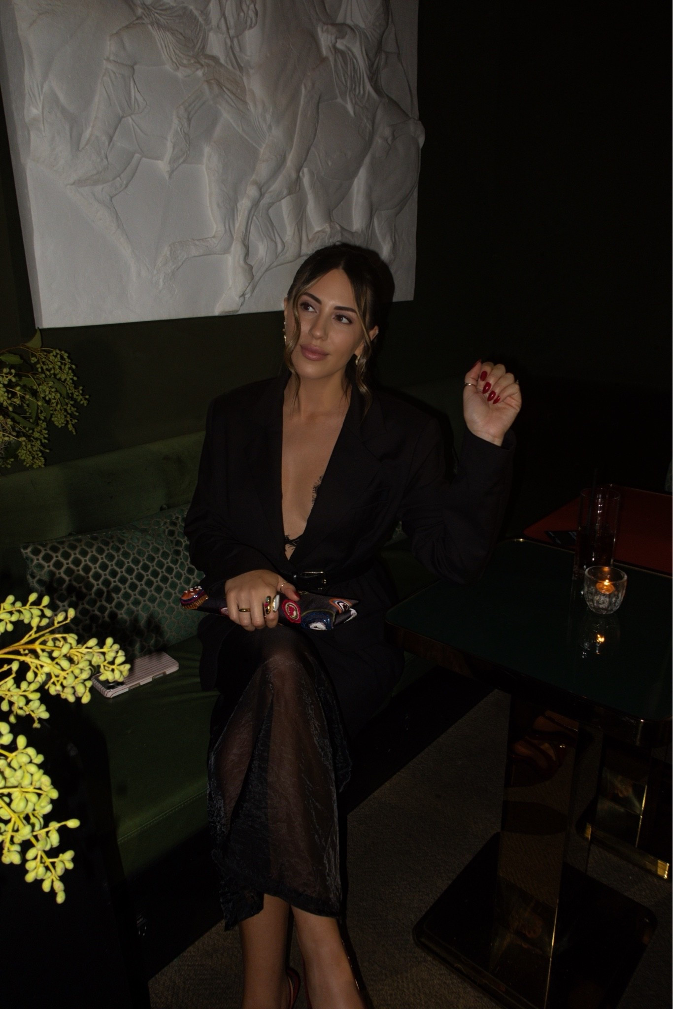 NYFW outfit — wearing size XS in the blazer, and size small in the sheer skirt

#LTKNYFW #LTKgrwm #LTKootd