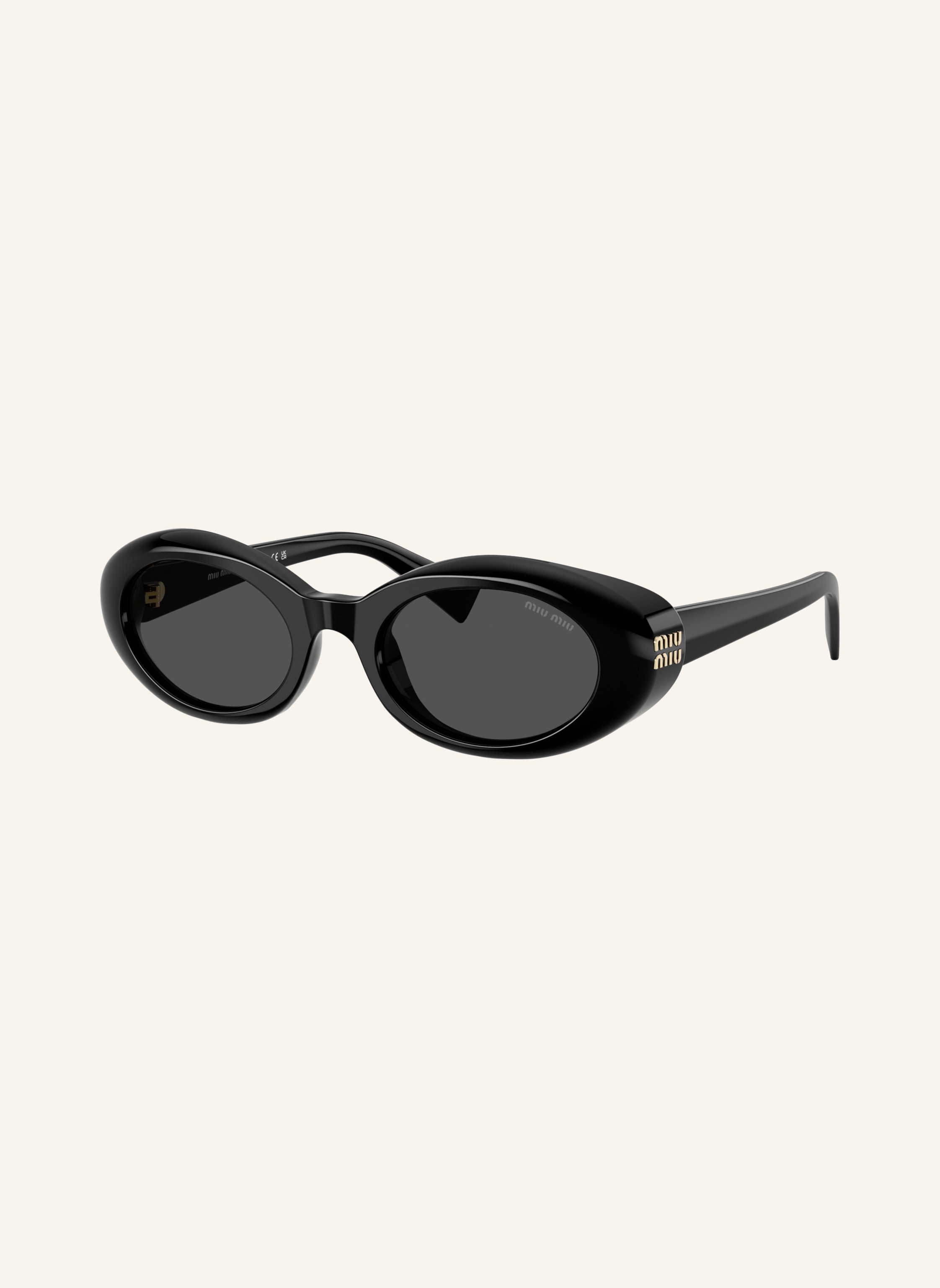 MIU MIU Sonnenbrille MU B09S in schwarz/ dunkelgrau | Breuninger (DACH)