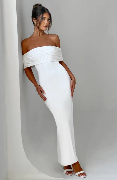 Belinda Maxi Dress - White | Babyboo (global)
