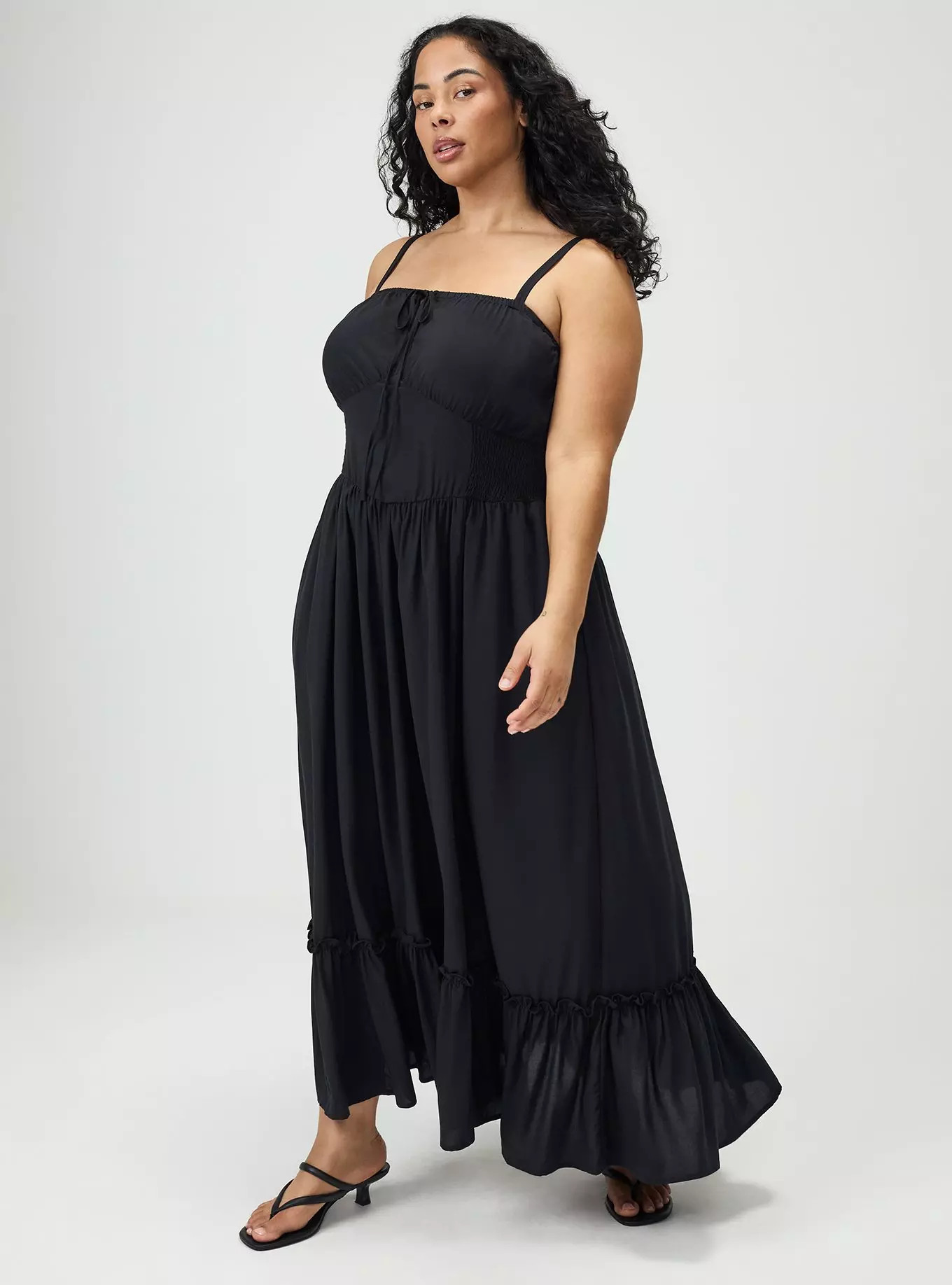 Smocked Detail Maxi Dress | Torrid (US & Canada)