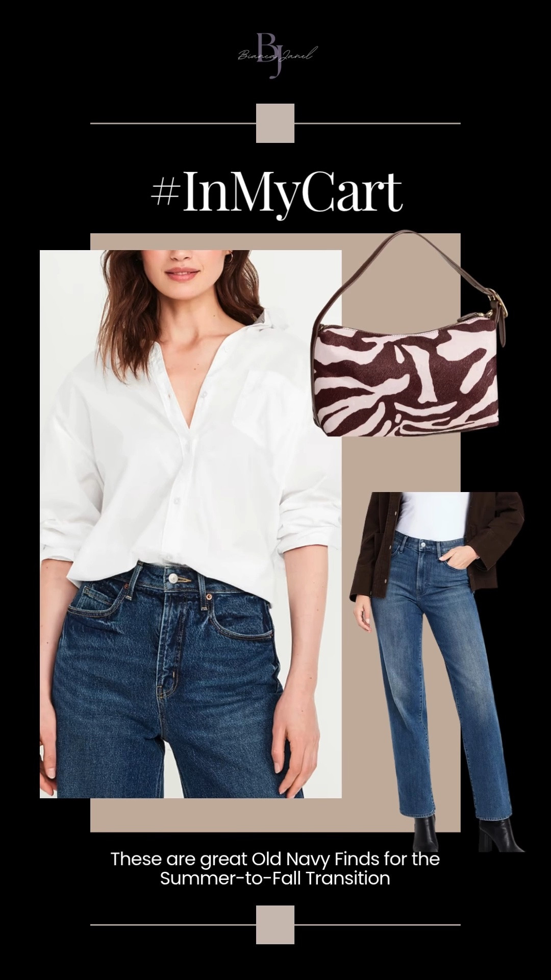 Fall fashion starts now. Shop my Old Navy fall finds for an easy summer-to-fall wardrobe transition, including fall outfits, transitional pieces, layering essentials, button downs, zebra print, and everyday basics you can wear all season long. #FallFashion #OldNavy #FallOutfits #FallStyle #BiancaJanel #Unraveled

#LTKdayinmylife #LTKootd #LTKgrwm