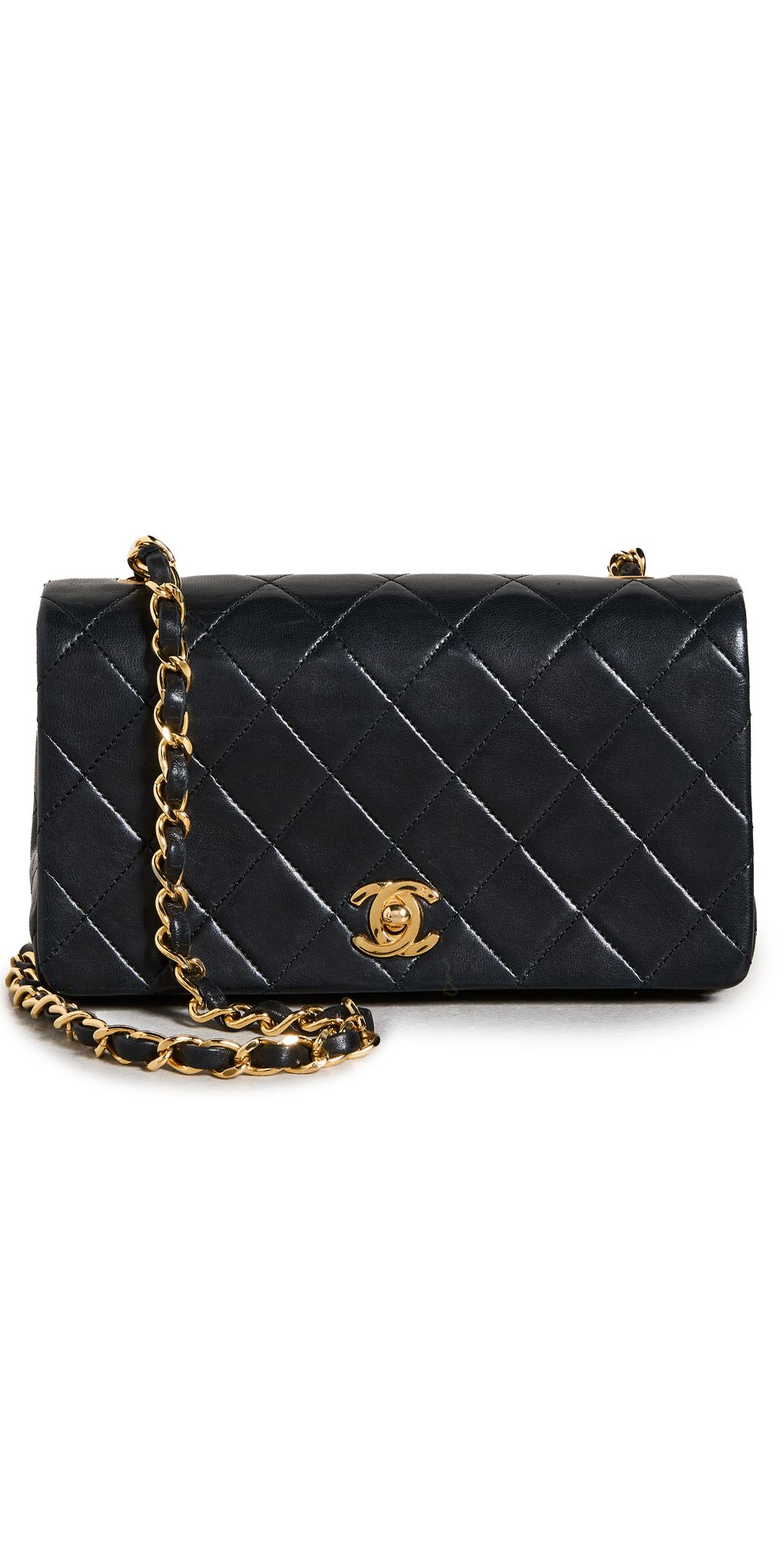 What Goes Around Comes Around Chanel Black Flap Bag | Shopbop
