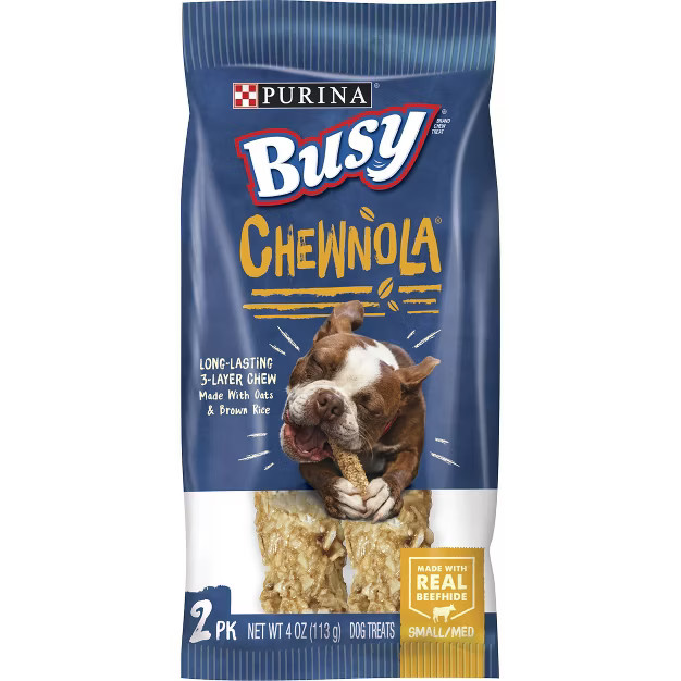 Purina Busy Beef, Chewnola with Oats and Brown Rice Dry Dental Dog Treats | Target