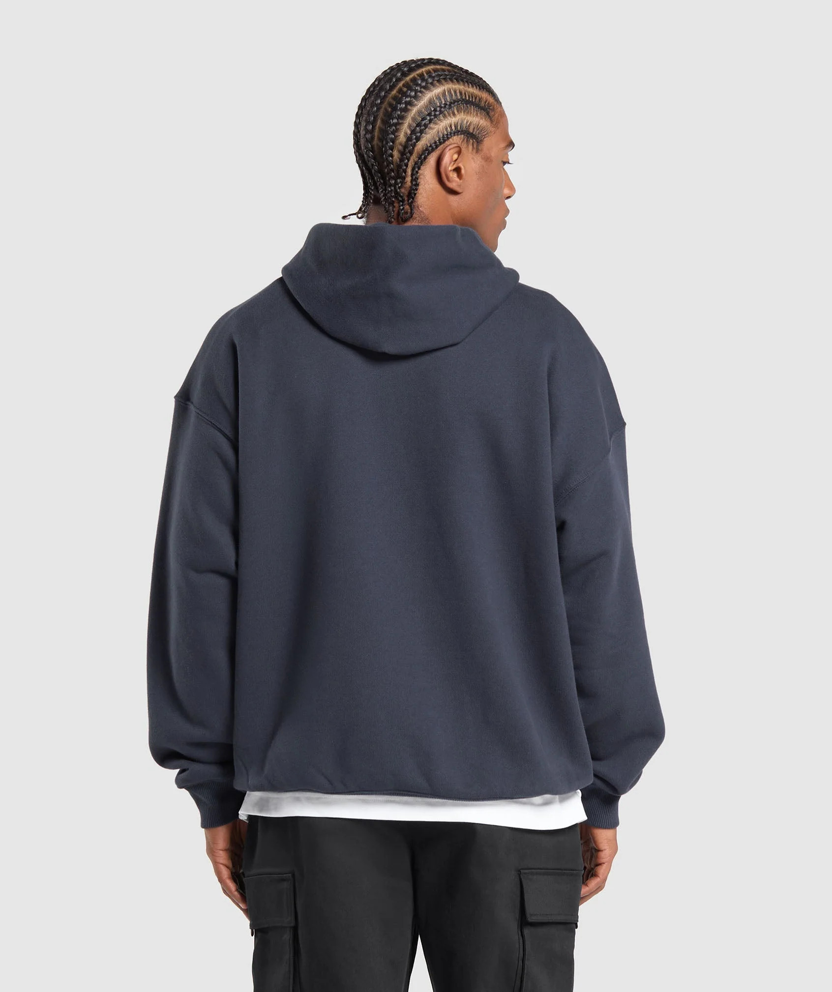 Gymshark Collegiate Hoodie - Heavy Blue | Gymshark US