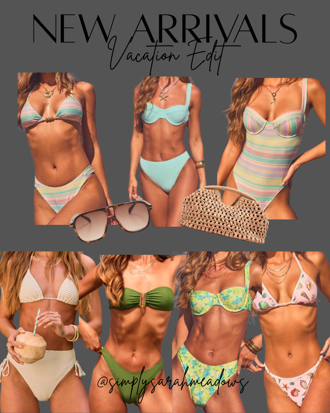 If you've been looking for the perfect vacation swim... this is your sign. These pieces are SO flattering with the cutest colors, textures, and fits that feel high-end without the price tag. I'm seriously loving every single one! Whether you're headed to the beach or just soaking up pool days, you need these in your lineup. I linked all my favorites-tap into my LTK to shop before they're gone! Use code MARCH35 for 35% off. #LTKStyleTip #SwimwearStyle #VacationOutfits #BeachReady #PoolsideStyle #SpringBreakStyle #SummerStyle #ResortWear #BikiniSeason #VacationVibes #TrendingStyle #LTKunder100 #OOTD #MomStyle #TrendingNow #AffordableFashion 

 #LTKSaleAlert #LTKSwim #LTKTravel