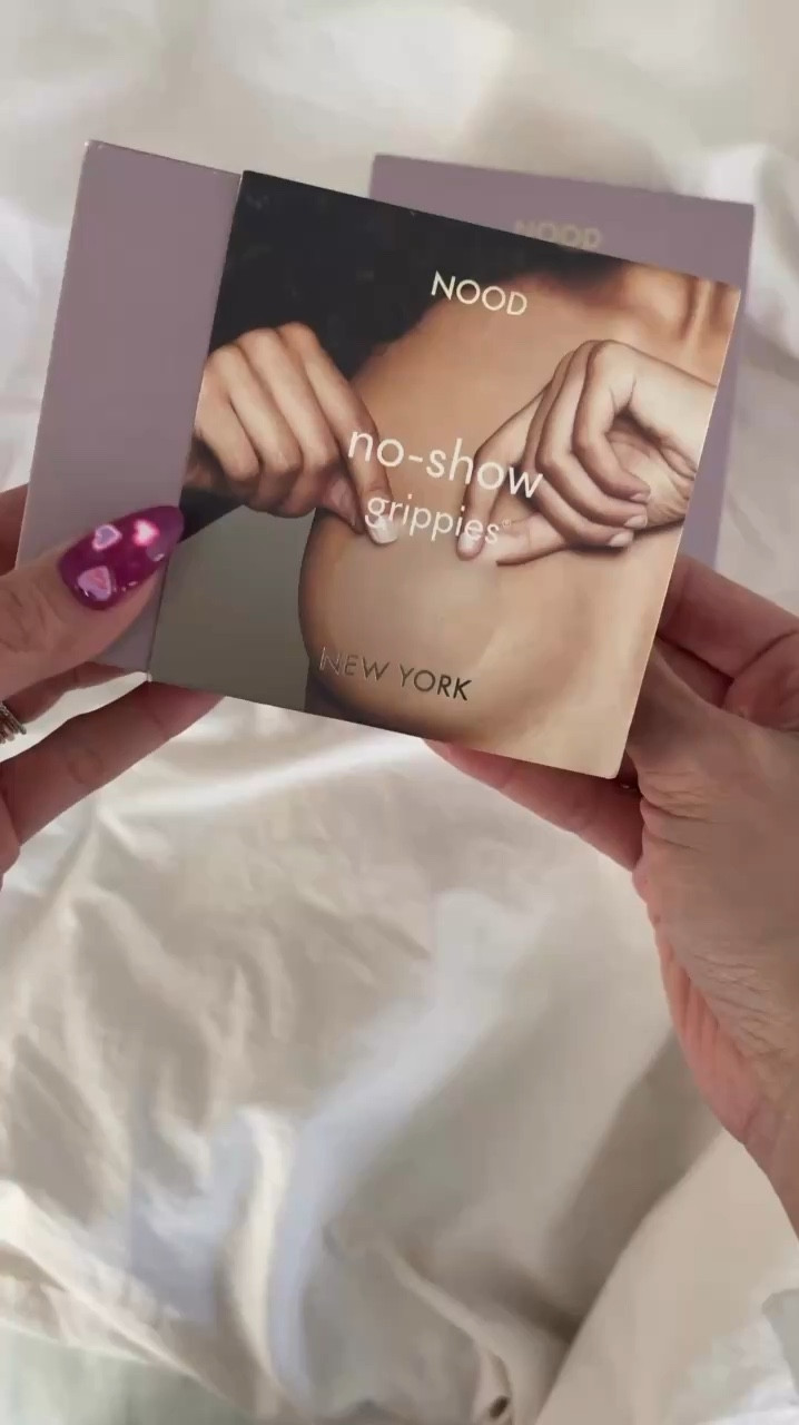 Behind the scenes // When trying on multiple outfits, like date night looks, I find that no-fuss bra solutions are the easiest for changing between tops and dresses with different necklines. 

No-show Grippy non-adhesive nipple-covers help you wear any style any neckline with confidence! I like that they are no-show so I can go bra-less even in the thinnest of materials. 

The double-up push-up is a double-stick push up that adheres to the inside of the garment and then to your chest to help lift and push up. I love these backless alternatives to a strapless bra and they are available in different shades and sizes for itty bitties or big busties. 

#LTKStyleTip #LTKWatchNow