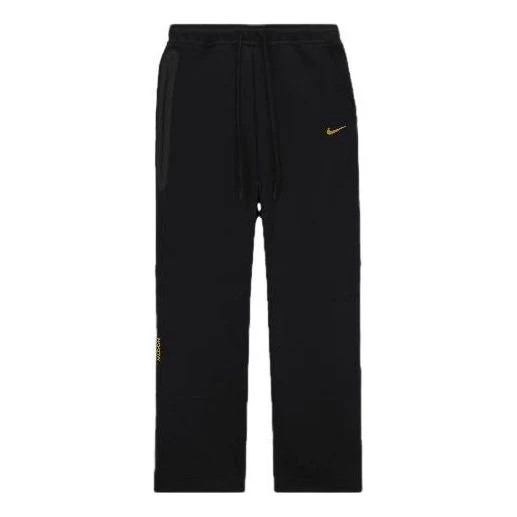 Nike x NOCTA Tech Fleece Open Hem Sweatpants 'Black University Gold' | KICKS CREW