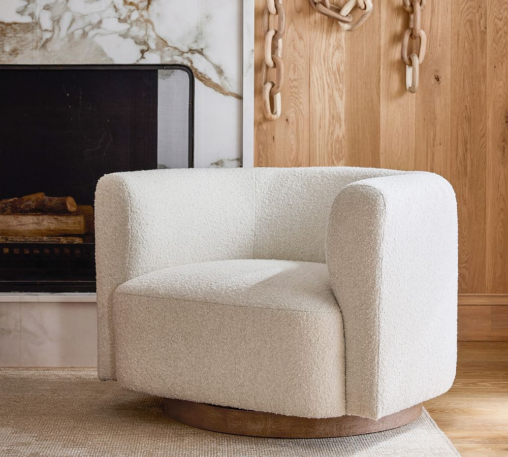 Cole Swivel Chair | Pottery Barn CA