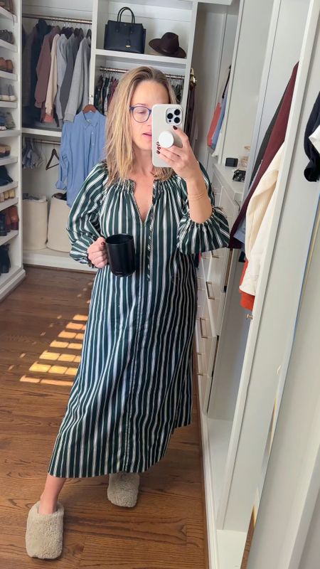 This LAKE house dress is on sale for under $90 right now. I have an XS and it’s a great option for wearing around the house if you’re pregnant or postpartum and want to be cozy (but still appropriate). 

#LTKSpringSale #LTKsalealert