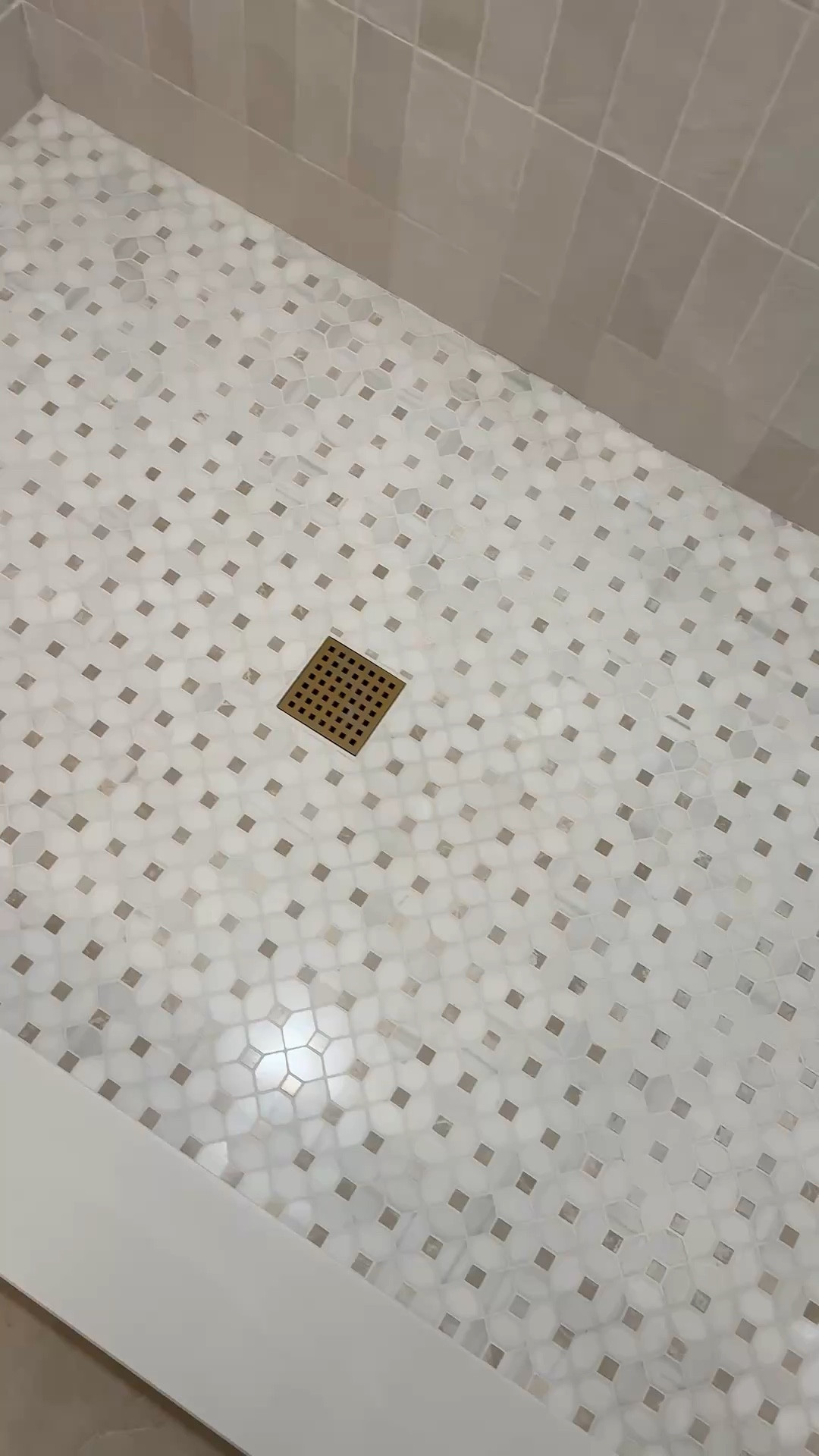 Our dream shower is almost complete!! 🥹 This DIY bathroom renovation has been months in the making but it will all be worth it when it’s done. Linked all sources I can here.  

I tagged our exact vanity and some others I love  Dm me with any questions! 

#LTKHome