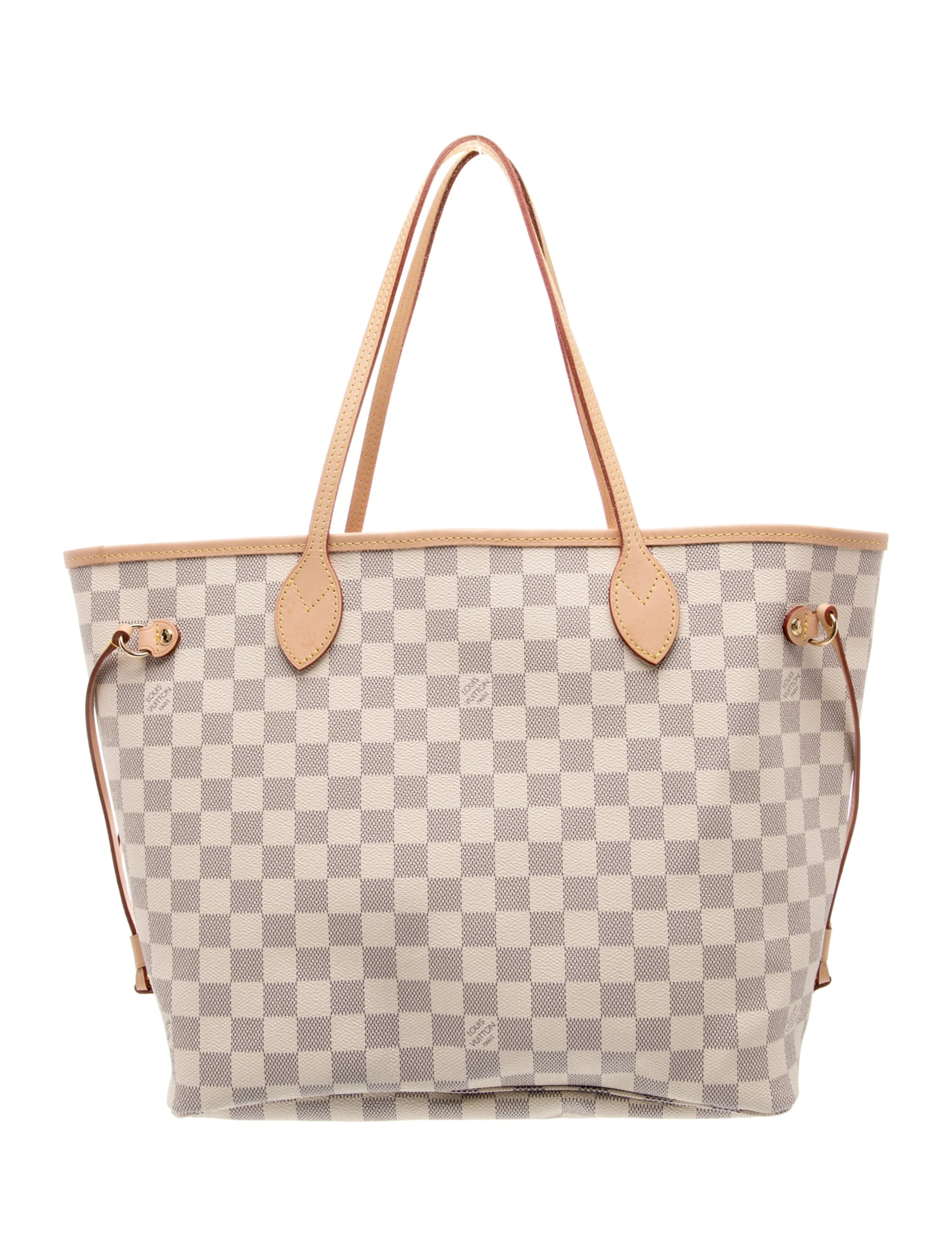 Damier Azur Neverfull w/Pouch MM | The RealReal