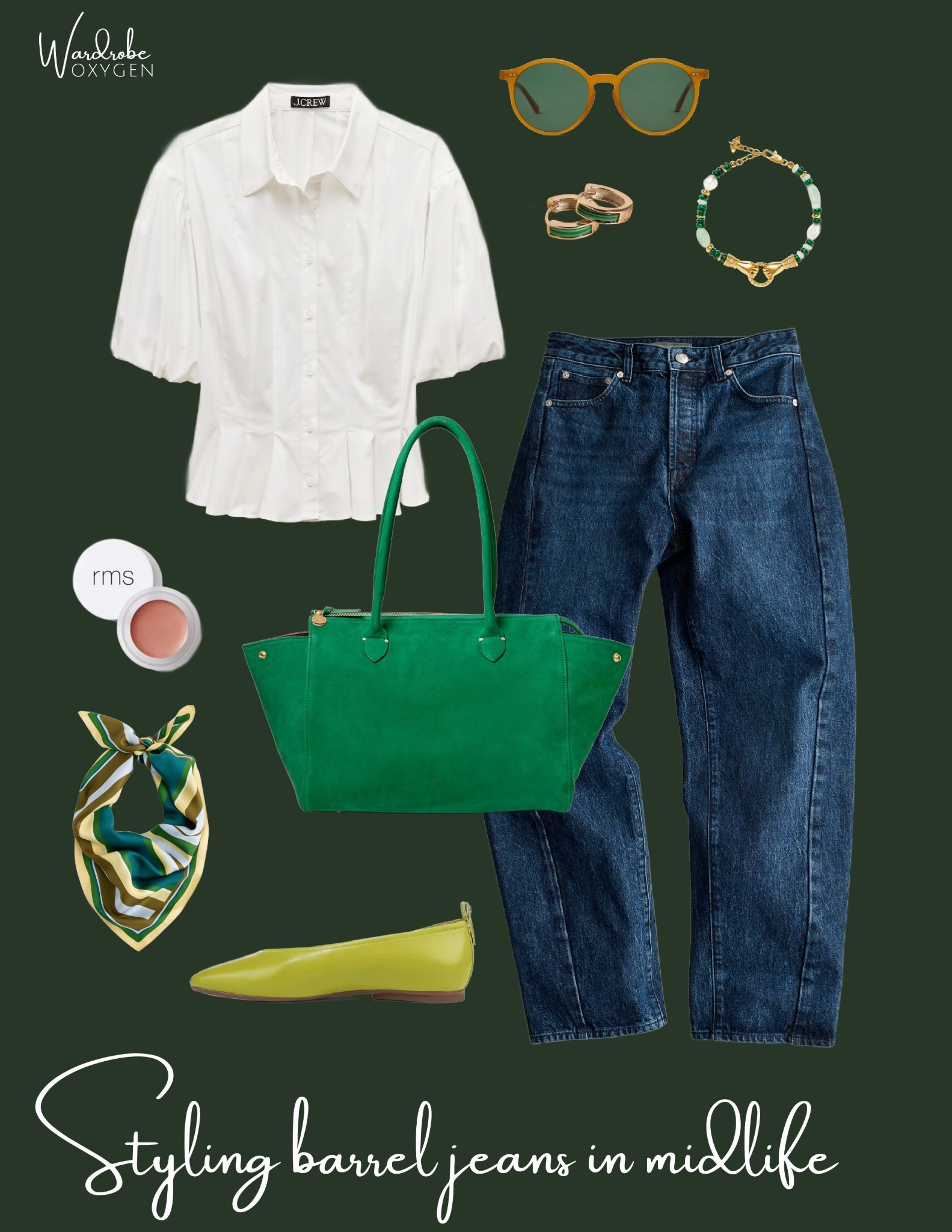 The Barrel Jean styled for the midlife woman. @Madewell @jcrew @Quince @RMS Beauty 

#LTKOver40 #LTKMidsize #LTKSeasonal