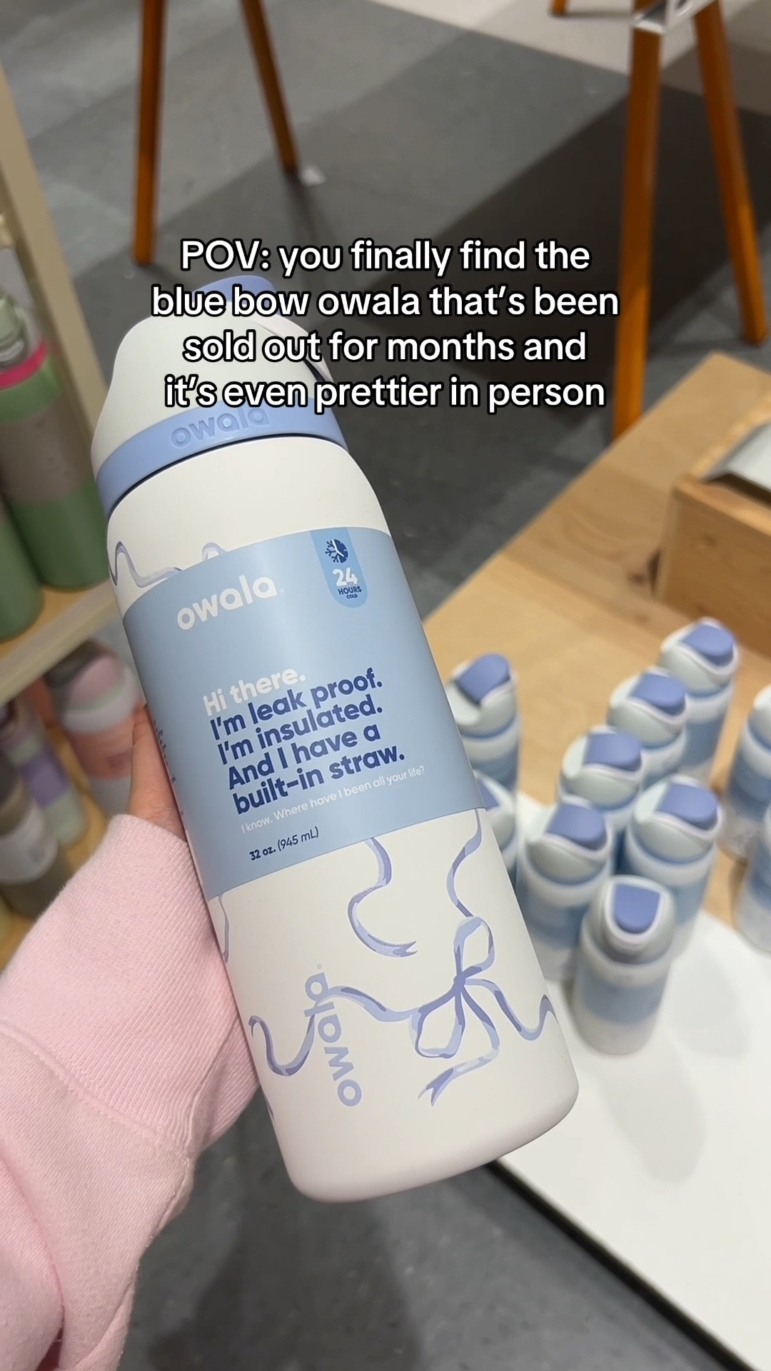 The viral blue bow owala water bottle is finally back in stock!! 😍
 #owala #waterbottle #urbanoutfitters #home #kitchen #travel 

#LTKHome #LTKTravel #LTKWatchNow