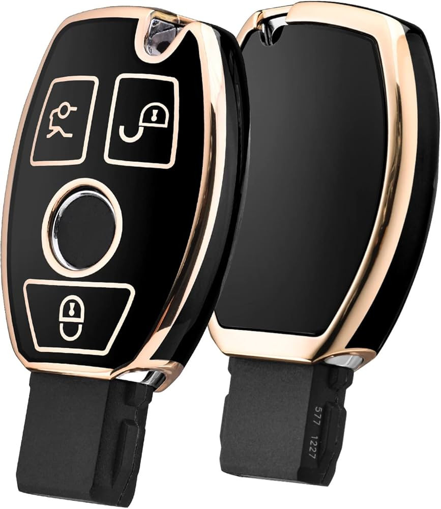 ELOHEI for Mercedes Benz Key Fob Cover, Premium Soft TPU Key Case Cover Compatible with Mercedes ... | Amazon (US)