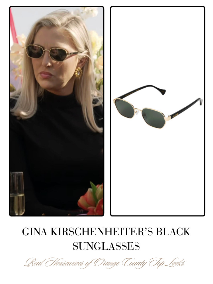 Gina Kirschenheiter's Black Sunglasses 

 