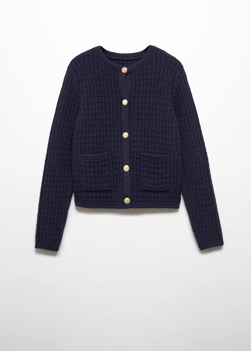 Button knit cardigan | MANGO (US)