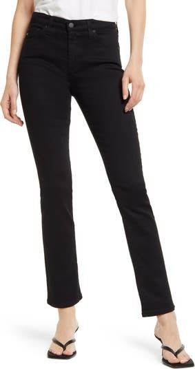 Mari High Waist Ankle Slim Straight Leg Jeans | Nordstrom