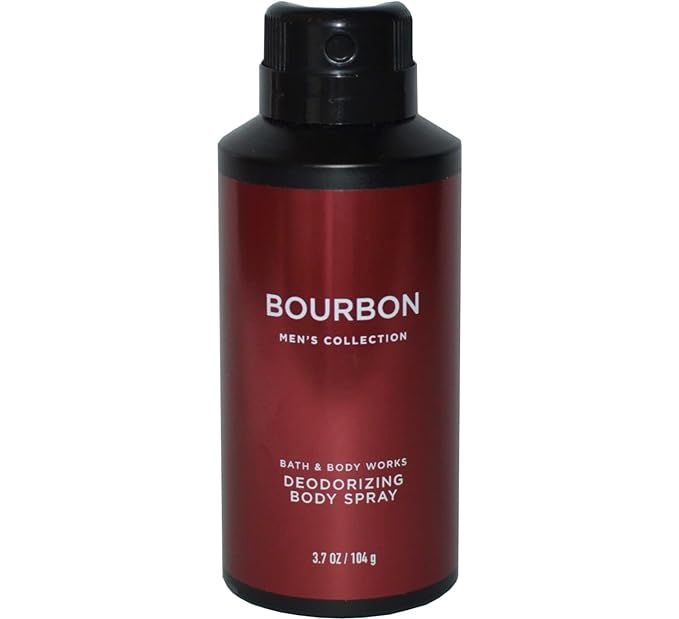 Bath and Body Works Bourbon Men's Deodorizing Body Spray 3.7 Ounce | Amazon (US)