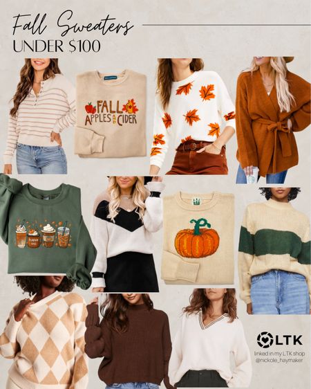 Fall finds and under $100 from some of my favorite brands too!

#ltkfall #fallfashion #fallsweaters 

#LTKHalloween #LTKunder100 #LTKSeasonal