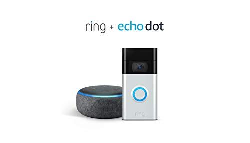 All-new Ring Video Doorbell, Satin Nickel (2020 release) with Echo Dot | Amazon (US)