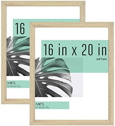 MCS Studio Gallery Frame, Natural Woodgrain, 16 x 20 in, 2 pk | Amazon (US)