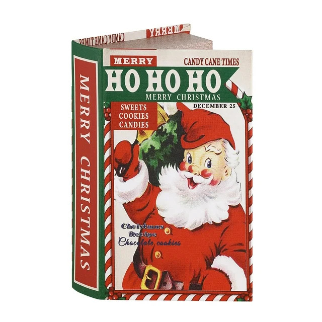 Mr. Christmas 8.5" HOHOHO Santa Decorative Book, Red | Walmart (US)