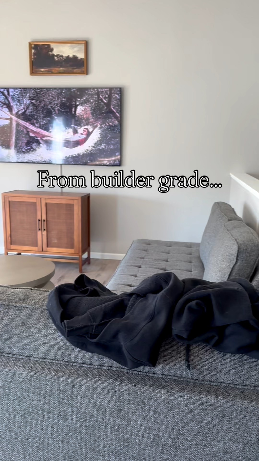 Builder grade living room to custom! 

#LTKSeasonal #LTKHome