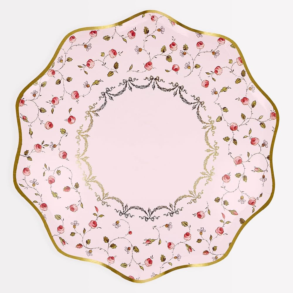 Meri Meri Ladurée X Marie-Antoinette Paper Plates (Pack of 8), Valentine's Day Party Plates, Dis... | Amazon (US)