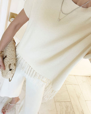 Splendid x @Cellajaneblog Fringe Sweater | Spiffy & Splendid