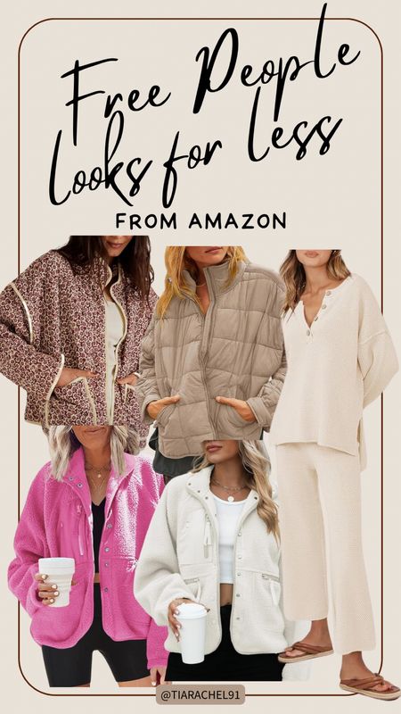 My recent Amazon purchases! Free People lookalikes. I got all mediums 

#LTKsalealert #LTKSeasonal #LTKstyletip