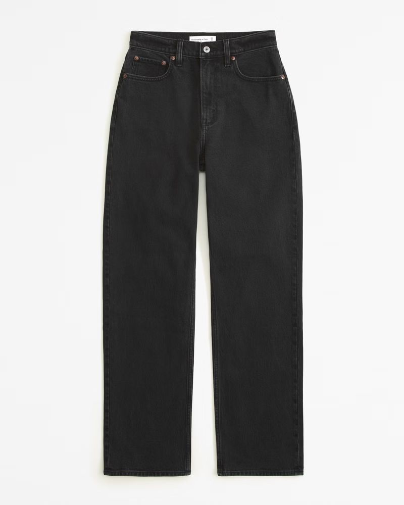 High Rise Vintage Straight Jean | Abercrombie & Fitch (US)