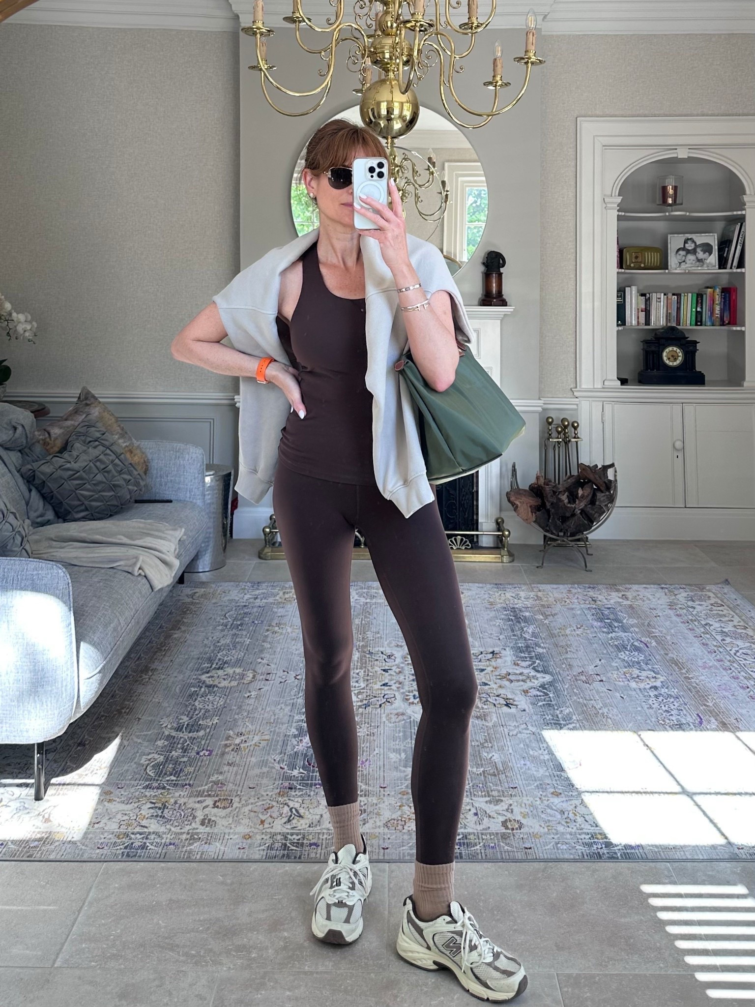 Amazon workout set 🤎
Racer back top with built in bra support size 12UK
Leggings size 10 - 28 inseam
New Balance trainers
Longchamp bag

#LTKuk #LTKshoes #LTKfitness