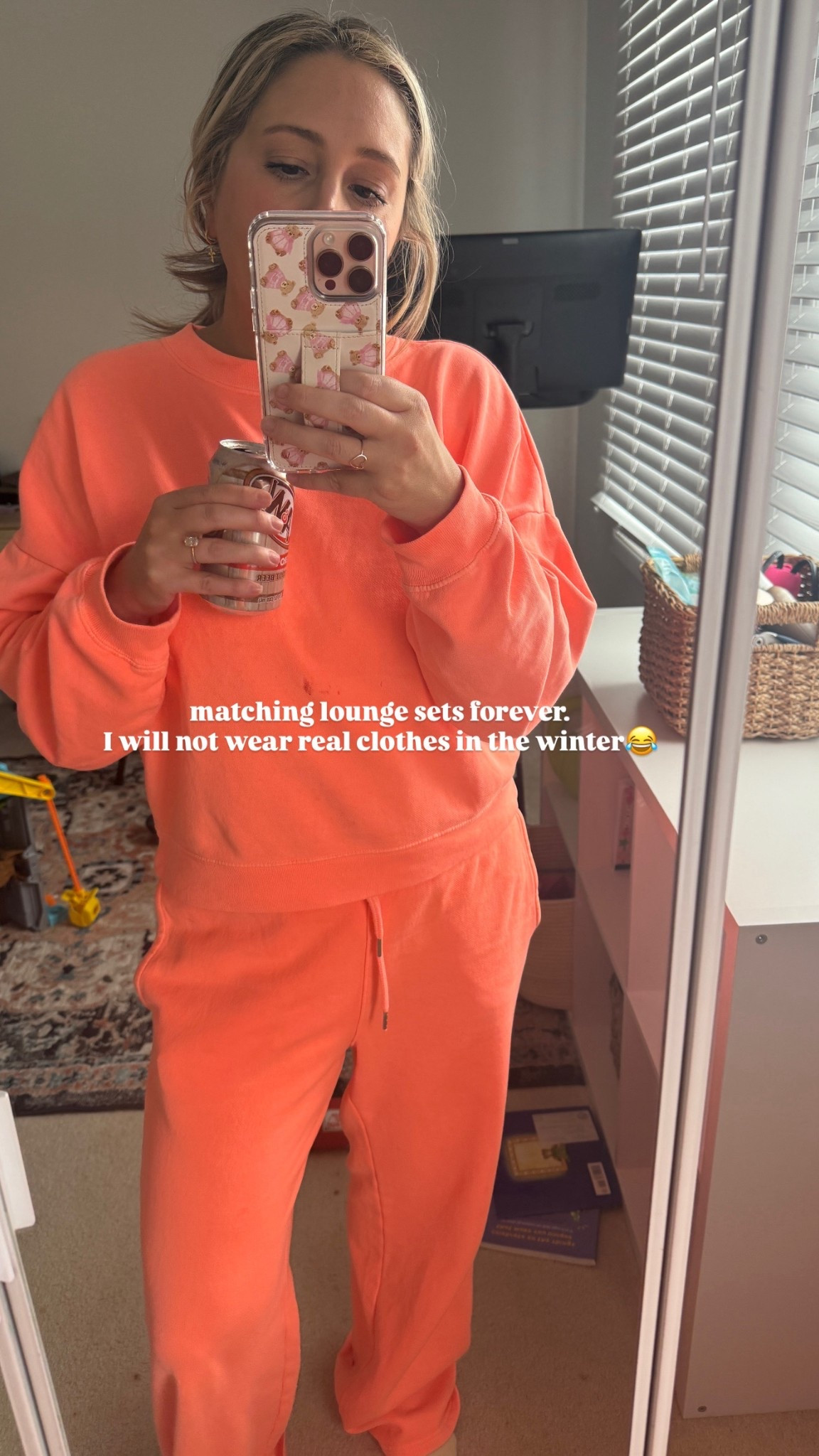 My favorite lounge sets ever. They hold up so well I wear them all the time and have had mine for years and they look new!! I have so many colors. 


Gap vintage crew neck 
Gap lounge set 

#LTKootd #LTKdayinmylife #LTKmomlife