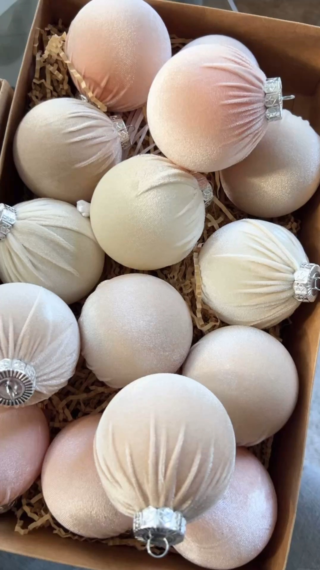 The prettiest velvet ornaments!🤍 Love them!

#LTKHome #LTKHoliday #LTKSeasonal