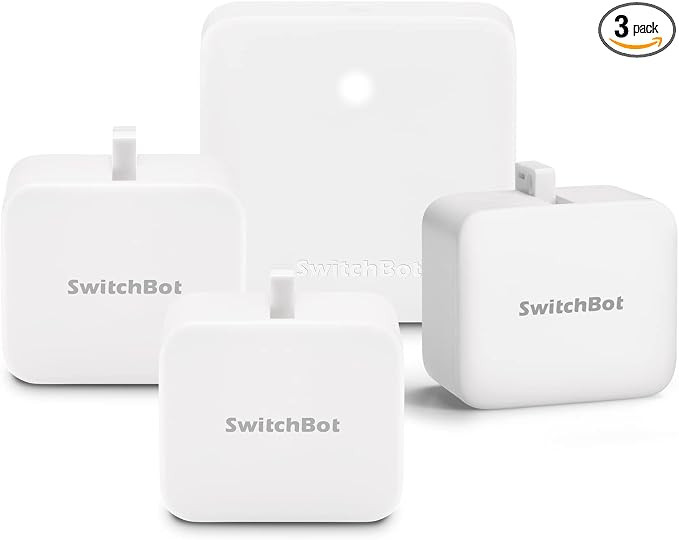 SwitchBot Smart Switch Button Pusher(3Pack) with Hub Mini - Smart Switch Button Pusher, Wireless ... | Amazon (US)