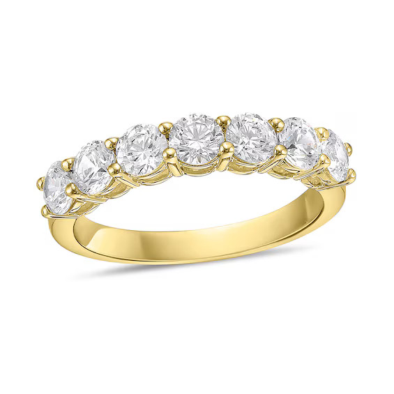 1-1/4 CT. T.W. Diamond Seven Stone Band in 10K Gold (I/I2)|Zales | Zales