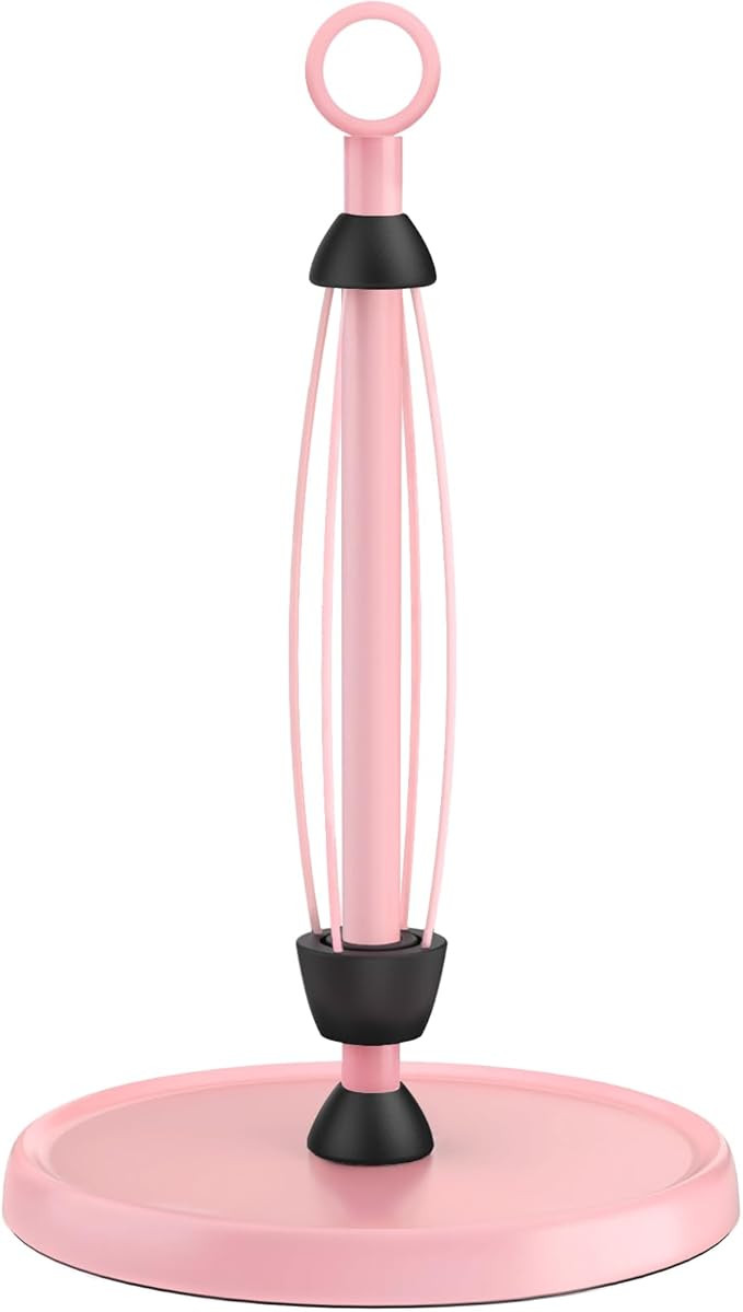 Pink Paper Towel Holder Countertop, Pink Kitchen Accessories Decor, One-Handed Tear, Stainless St... | Amazon (US)